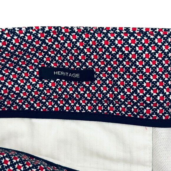 2 Talbots Women's Ankle Pants size 14 Chatham Stripe Heritage Pattern Office - Picture 7 of 11